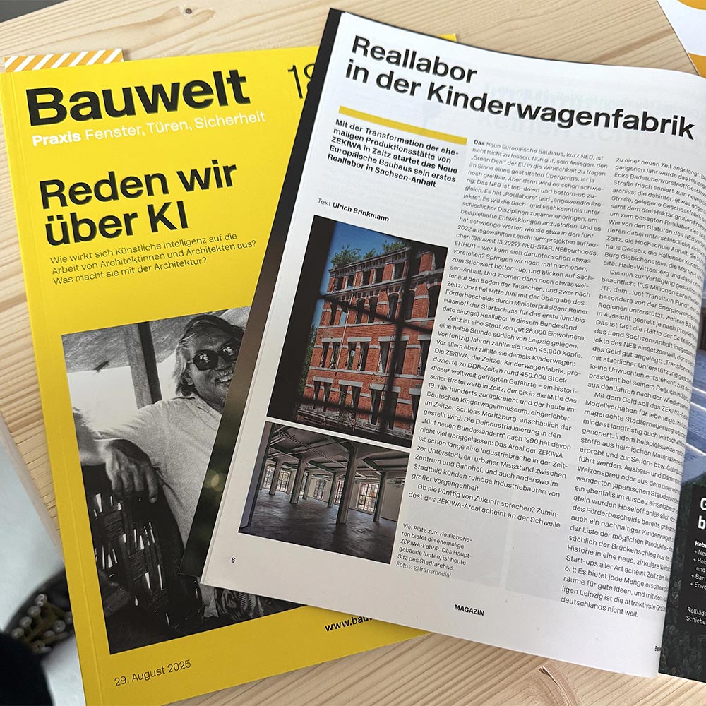 Erschienen! #NeueBauhäusler in der „Bauwelt“